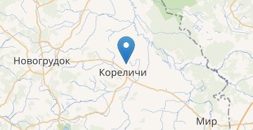 Map Zapole, Korelichskiy r-n GRODNENSKAYA OBL.