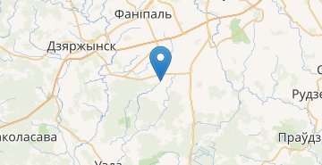Map Uzreche, Dzerzhinskiy r-n MINSKAYA OBL.