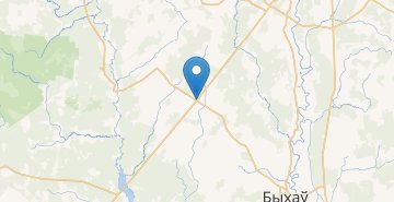 Mapa Kuchin, povorot, Byhovskiy r-n MOGILEVSKAYA OBL.