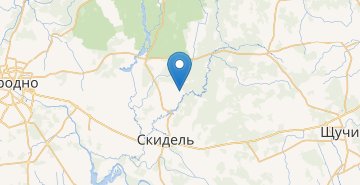 Map Bondari, Grodnenskiy r-n GRODNENSKAYA OBL.