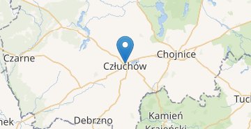 Mapa Czluchow