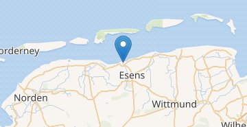 地图 Bensersiel