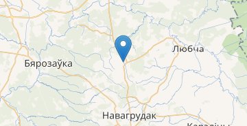 Mapa Vselyub, Novogrudskiy r-n GRODNENSKAYA OBL.