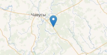Mapa Petuhovka, CHausskiy r-n MOGILEVSKAYA OBL.