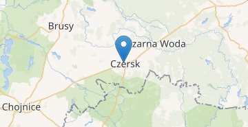 Mapa Czersk