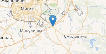Карта Привольный, поворот, Минский р-н МИНСКАЯ ОБЛ.