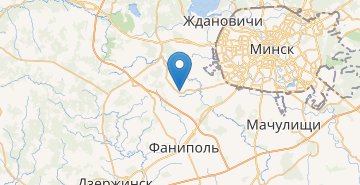 Map Bohushovo (Mynskyi r-n)