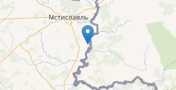 Mapa Podluzhe, Mstislavskiy r-n MOGILEVSKAYA OBL.