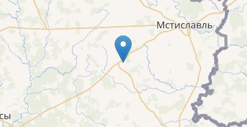 Mapa Hodosy, Mstislavskiy r-n MOGILEVSKAYA OBL.