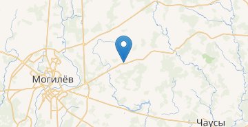 Map Kiselki, Mogilevskiy r-n MOGILEVSKAYA OBL.