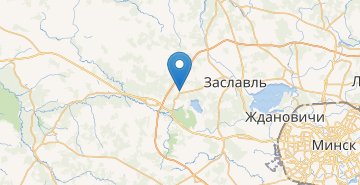 Map ZHuki, povorot, Minskiy r-n MINSKAYA OBL.