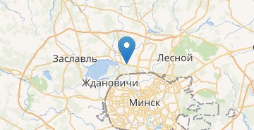 Map Zacenskiy rodnik, Minskiy r-n MINSKAYA OBL.