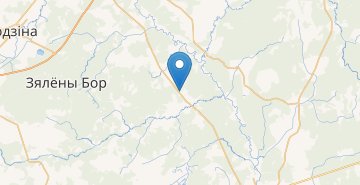 Map Osovo, povorot, Borisovskiy r-n MINSKAYA OBL.