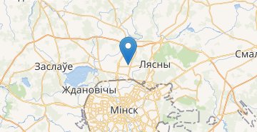 地图 Pticefabrika, Bolshevik, Minskiy r-n MINSKAYA OBL.