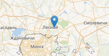 Mapa Leskovka, Minskiy r-n MINSKAYA OBL.