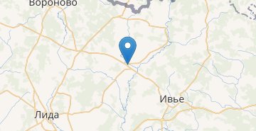 地图 Lipnishki, Ivevskiy r-n GRODNENSKAYA OBL.