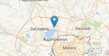 Mapa Sanatoriy Ozernyy, povorot, Minskiy r-n MINSKAYA OBL.