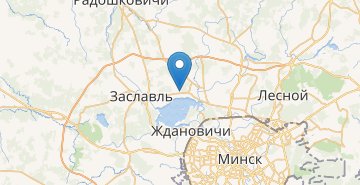 Map Laparevichi, Minskiy r-n MINSKAYA OBL.