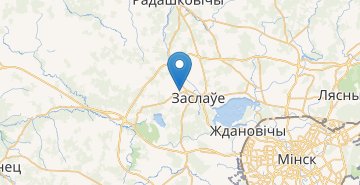 Mapa Kirshi, Minskiy r-n MINSKAYA OBL.