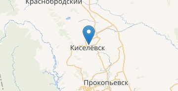 Map Kiselyovsk