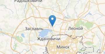 Mapa CHuchany, Minskiy r-n MINSKAYA OBL.