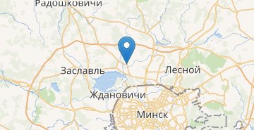 Mapa Semkovo, povorot, Minskiy r-n MINSKAYA OBL.