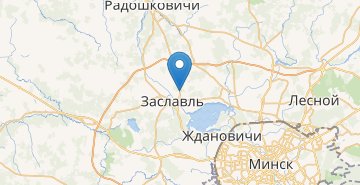 Mapa Sadovodcheskoe tovarischestvo «Pticevod», Minskiy r-n MINSKAYA OBL.