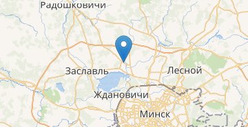 地图 Semkovo, SGkolnaya ulica, Minskiy r-n MINSKAYA OBL.