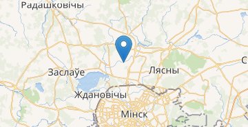 Map Oshmyancy, Minskiy r-n MINSKAYA OBL.