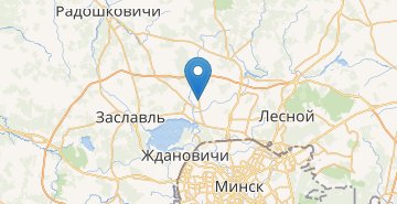Mapa Sadovoe tovarischestvo «YAgodka», Minskiy r-n MINSKAYA OBL.