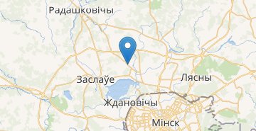 Map Aronova Sloboda, Minskiy r-n MINSKAYA OBL.