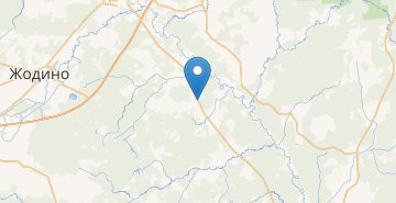 Mapa Polelyum, povorot, Borisovskiy r-n MINSKAYA OBL.