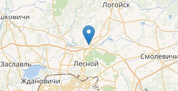 Mapa Ostroshickiy Gorodok, Minskiy r-n MINSKAYA OBL.