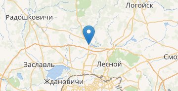 Mapa Vyacha, Minskiy r-n MINSKAYA OBL.