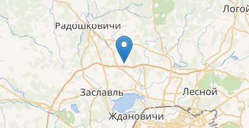 Mapa Rabushki, Minskiy r-n MINSKAYA OBL.