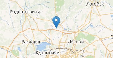 Mapa Kasyn, Minskiy r-n MINSKAYA OBL.