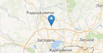 地图 Putniki, povorot, Minskiy r-n MINSKAYA OBL.