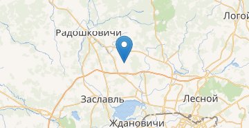 Mapa SGimkovo, Minskiy r-n MINSKAYA OBL.