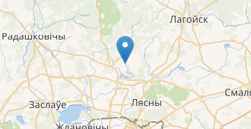 地图 Derevnya Vyacha, Logoyskiy r-n MINSKAYA OBL.