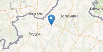 Map Pogorodno, Voronovskiy r-n GRODNENSKAYA OBL.