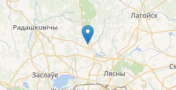 Mapa Solnechnaya polyana, Minskiy r-n MINSKAYA OBL.