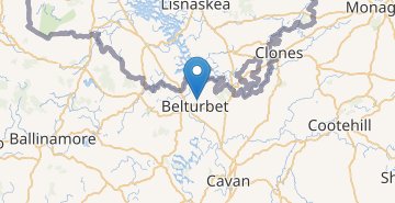 Mapa Belturbet