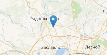 Mapa Zbarovichi, Minskiy r-n MINSKAYA OBL.