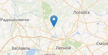 地图 Belaruchi, Logoyskiy r-n MINSKAYA OBL.