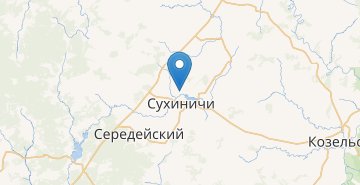 Мапа Сухиничи
