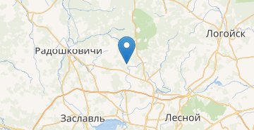 Mapa Bucevichi, Minskiy r-n MINSKAYA OBL.