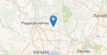 Map Volkovschina, Minskiy r-n MINSKAYA OBL.