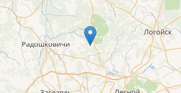 Mapa Lysovichi, Minskiy r-n MINSKAYA OBL.