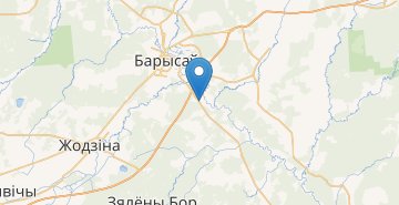 Map Glivin, povorot, Borisovskiy r-n MINSKAYA OBL.
