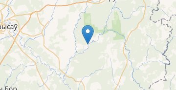 Mapa Maloe Gorodno, Krupskiy r-n MINSKAYA OBL.